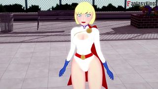 POWER GIRL - RED 1 - SUPER MAN - FULL & FULL POV ON SHEER & PTRN: FANTASYKING3