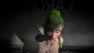 POUNDING HOT WOOD ELF PUSSY POV
