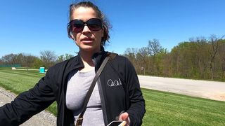 LUCKY UBER DRIVER - MILF SWALLOWS JIZZ