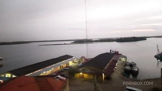 jumping with the pussy on the hard cock of the gifted