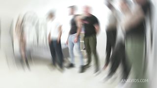 6on1 Double Anal GangBang, Nicol Black, Anal Fisting, ATM, DAP, Big Gapes, Almost ButtRose, Creampie Swallow GIO2110