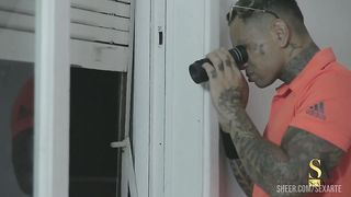 My neighbor having sex with her boyfriend
