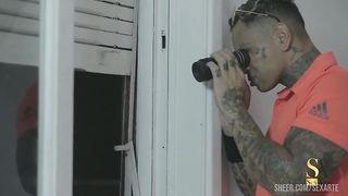 My neighbor having sex with her boyfriend