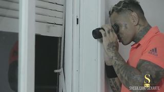My neighbor having sex with her boyfriend