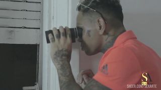 My neighbor having sex with her boyfriend