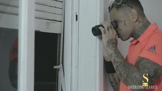 My neighbor having sex with her boyfriend