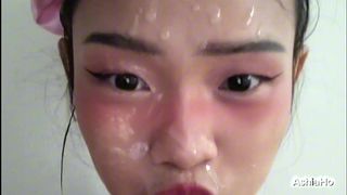 UNEXPECTED LOAD OF CUM DIRECTLY TO FACE AND MOUTH FROM UNSEEN BIG DICK