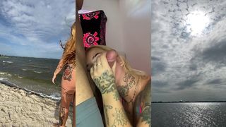 VI UMA LOIRA NA PRAIA PEDI PRA ELA FAZER UM BOQUETE ELA ME COBROU 10$ ( COMPLETO )