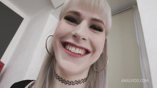 Busted T-Girls, Lianna Lawson, 4on1, Anal and No Pussy, Balls Deep Anal, DAP, Rough Sex, Gapes, Cum in Mouth, Swallow BTG089