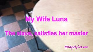 Like a good slave, come and satisfy me