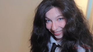 HORNY TEEN GF GETS CARRIED AWAY WITH BF AFTER SCHOOL