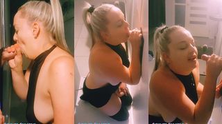 GLORYHOLE OPEN- HAVE. YOUR COCK & BALLS DRAINED BY ME ASHLEY ADDISON