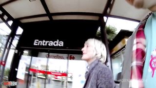 Extreme anal fucking in the kitchen with hot french blonde babe Nicky Wayne