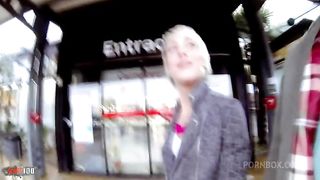 Extreme anal fucking in the kitchen with hot french blonde babe Nicky Wayne