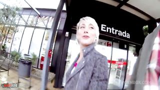 Extreme anal fucking in the kitchen with hot french blonde babe Nicky Wayne