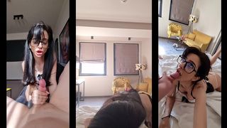 LITTLE MAID BEEING FUCKED BY THE OWNER OF THE HOUSE, WHEN HIS WIFE IS AWAY