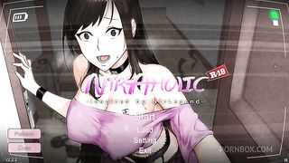 NTR aholic [Hentai game PornPlay] Ep.1 the landlord is teasing that horny wife while she is cooking
