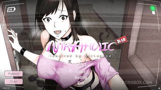 NTR aholic [Hentai game PornPlay] Ep.1 the landlord is teasing that horny wife while she is cooking