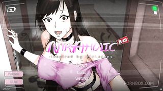 NTR aholic [Hentai game PornPlay] Ep.1 the landlord is teasing that horny wife while she is cooking
