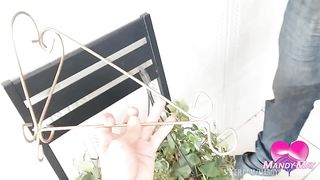 0% pussy - Interracial hardcore anal sex with gardener