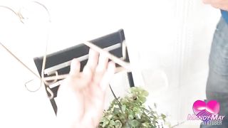 0% pussy - Interracial hardcore anal sex with gardener