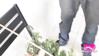 0% pussy - Interracial hardcore anal sex with gardener