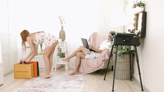 Young Stud Takes a Study Break to Ass Slam Hot GF Holly Molly GP2323