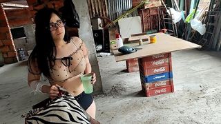 SEX WITH MY STEPCOUSIN IN AN ABANDONED PLACE HIDDEN FROM OUR PARENTS