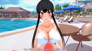 YOR FORGER BIKINI POOL - RED 1 - SPY X FAMILY - WATCH FULL & FULLPOV VERSIONS ON SHEER & PTRN: FANTASYKING3