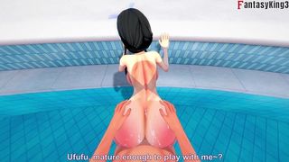 YOR FORGER BIKINI POOL SEX - FULL POV - SPY X FAMILY - THANKS