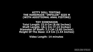 Kitty Doll88 Testing The Handmade Impaler Size M (With Additional Anal Fisting) TWT264