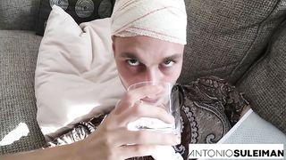 I crashed into someone on the street, his wife was hot, so fucked her infont of him