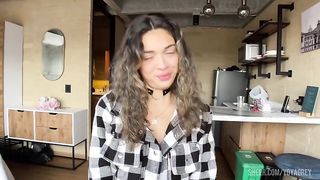 First Real Porn Casting for curly Blonde Latina - POV Blowjob