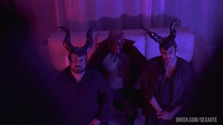 Halloween horns meeting