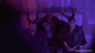 Halloween horns meeting