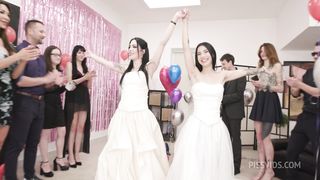 WEDDING PARTY GOES WRONG WET, 6ON2, KAITLYN KATSAROS & ANNA DE VILLE, FISTING, DAP, DP, DEEPTHROAT, ROUGH SEX, BIG GAPES, PEE DRINKSQUIRT DRINK, CUM IN MOUTH, SWALLOW GIO2791