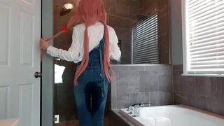 YUNO GASAI PEEING/WETTING JEAN OVERALLS & PANTIES