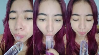 I LOVE SUCKING MY TOY LIKE IT WAS A COCK