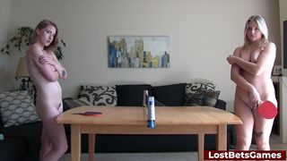 STRIP TABLE TENNIS AND A FUCKING MACHINE - WHAT CAN GO WRONG?