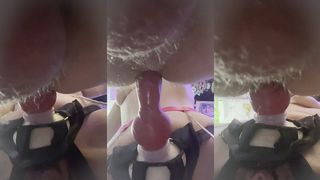 PEGGING HIS ASS FROM UNDERNEATH