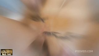 [WET] Amazing butt "I love anal sex" inked beauty Kristy Black in hardcore anal & piss 1 on 1