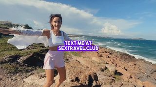 ROMANTIC SEX OF TOURISTS, BLOWJOB, CUM ON FACE, PISSING ON TITS, BATH AND FETISH