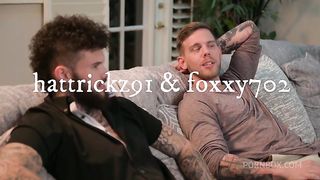 Hatler Gives Steve Rickz a Big Birthday Surprise - Big Booty Stripper TS Foxxy!!