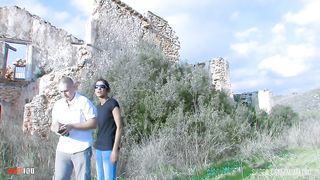 Skinny Indian babe Indiana Fox fucked in the ass by military boy