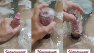 LIMPIANDOME EN LA BANERA Y ME ACABO CORRIENDO