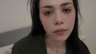 BEAUTIFUL TEEN WAS FACEFUCKED HARD BY BF FOR GOING OUT
