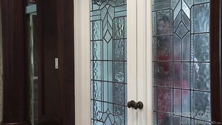 Busty Ebony MILF Diamond Jackson gets her pussy licked by sexy brunette Elexis Monroe