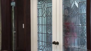 Busty Ebony MILF Diamond Jackson gets her pussy licked by sexy brunette Elexis Monroe