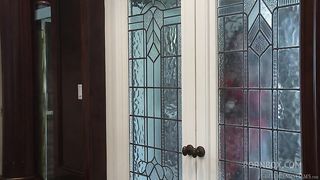 Busty Ebony MILF Diamond Jackson gets her pussy licked by sexy brunette Elexis Monroe