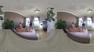 LOVITA FATE VR VIDEO PART TWO - LITTLE PUSSY STRETCHED OUT IN MONSTER COCK THREESOME